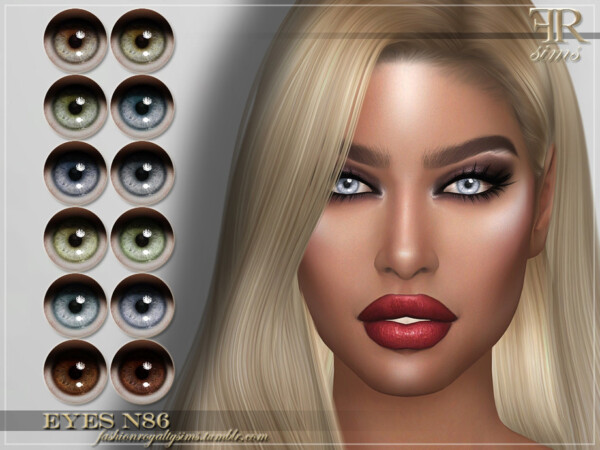 The Sims Resource: Eyes N86 by FashionRoyaltySims