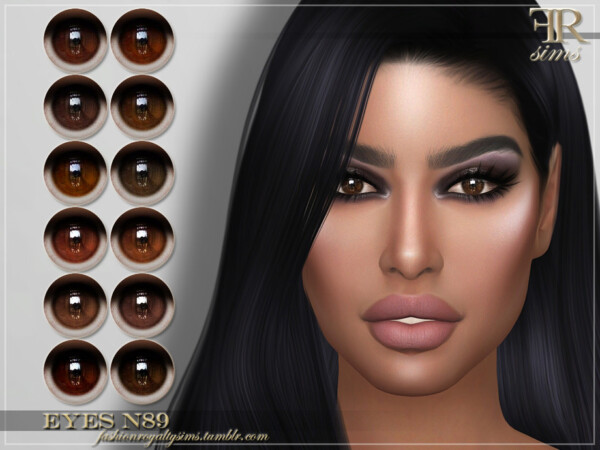 The Sims Resource: Eyes N89 by FashionRoyaltySims