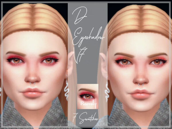 The Sims Resource: Eyeshadow V7 by Reevaly