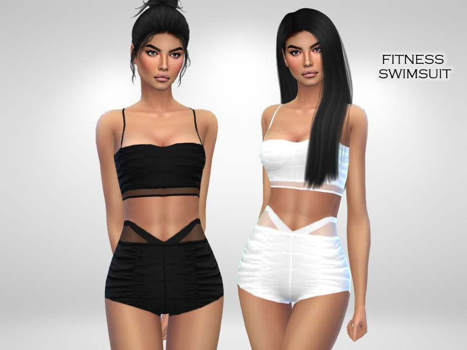 The Sims Resource Fitness Swimsuit By Puresim Sims Downloads