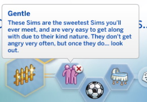 Mod The Sims: Gentle Trait by Lazurite