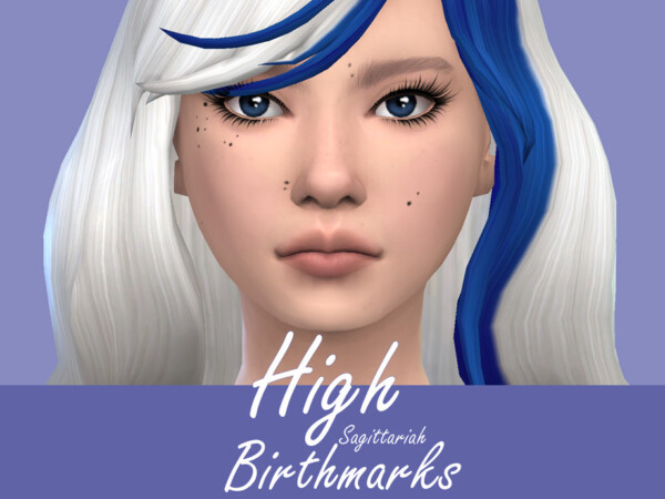 The Sims Resource: Higj Birthmarks by Sagittariah