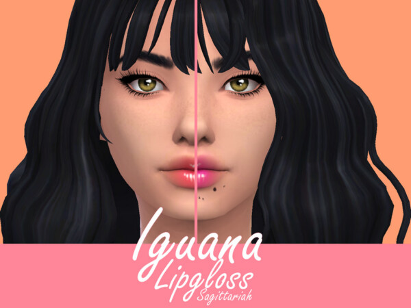 The Sims Resource: Iguana Lipgloss by Sagittariah