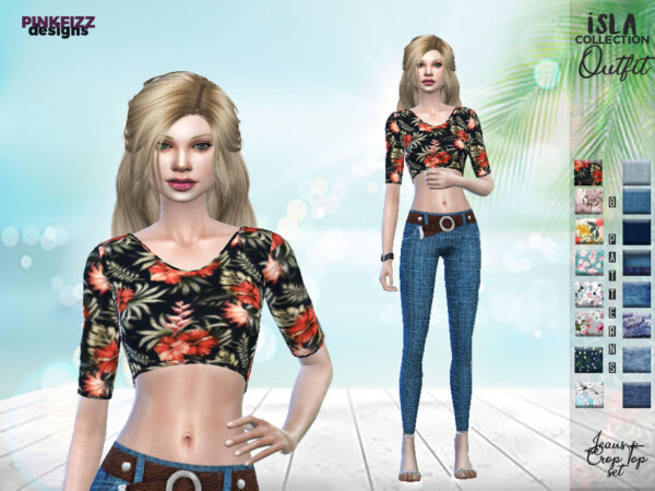 The Sims Resource: Isla Outfit by Pinkfizzzzz