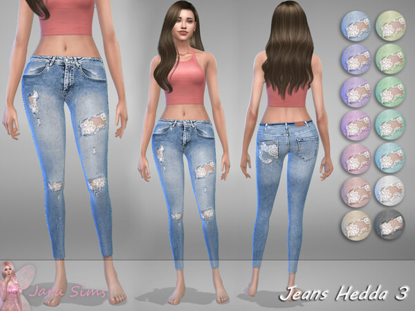 The Sims Resource: Jeans Hedda 3 by Jaru Sims