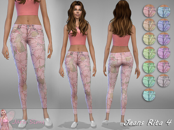 The Sims Resource: Jeans Rita 4 by Jaru Sims