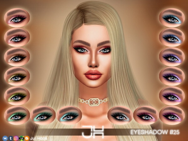 The Sims Resource: Eyeshadow 25 by Jul Haos