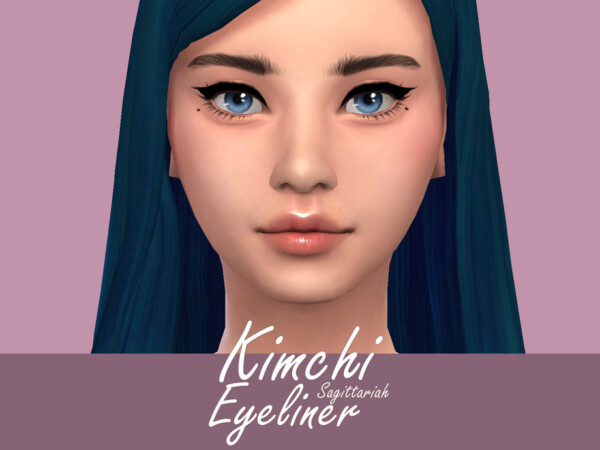 The Sims Resource: Kimchi Eyeliner by Sagittariah