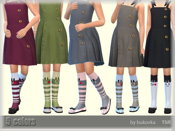 The Sims Resource: Knee Socks by bukovka