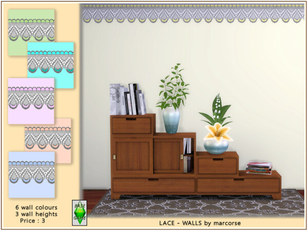 The Sims Resource: Lace   Walls by marcorse