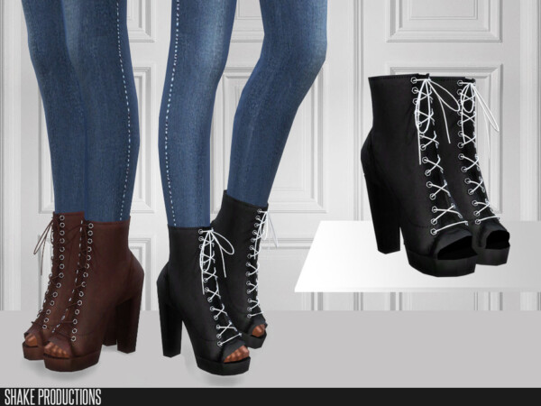 The Sims Resource: 451   Leather Boots by ShakeProductions