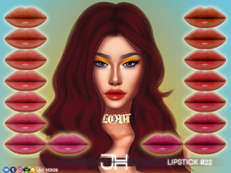 The Sims Resource: Lipstick 22 by Jul_Haos • Sims 4 Downloads