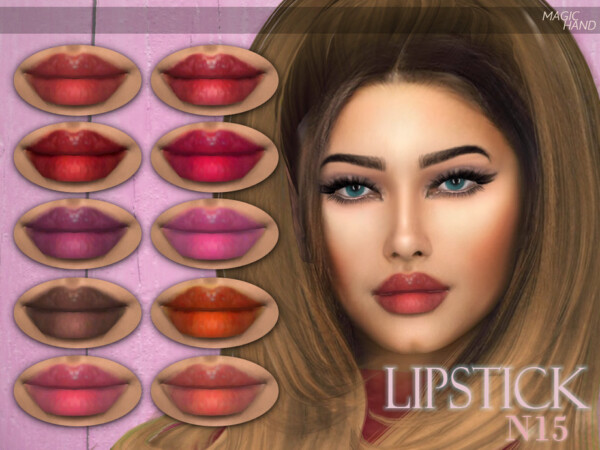 The Sims Resource: Lipstick N15 by MagicHand