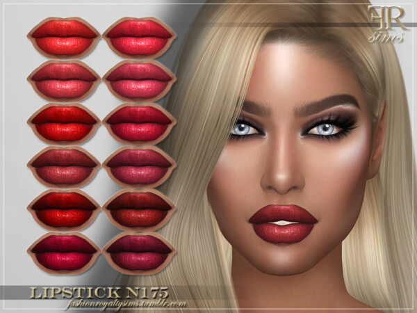 The Sims Resource: Lipstick N175 by FashionRoyaltySims