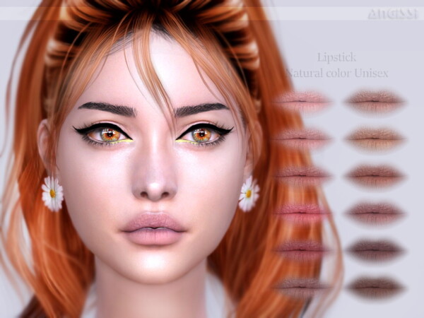 The Sims Resource: Lipstick Natural color by ANGISSI