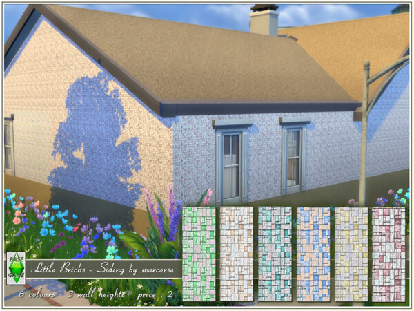 The Sims Resource: Little Bricks   Siding by marcorse