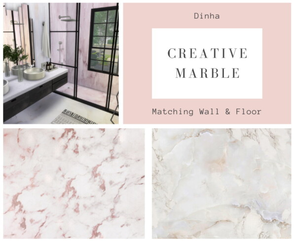 Dinha Gamer: Matching Walls and Floor   Creative Marble