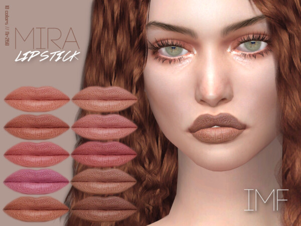 The Sims Resource: Mira Lipstick N.268 by IzzieMcFire