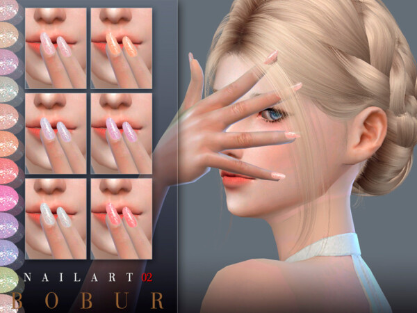 The Sims Resource: Nails 02 by Bobur