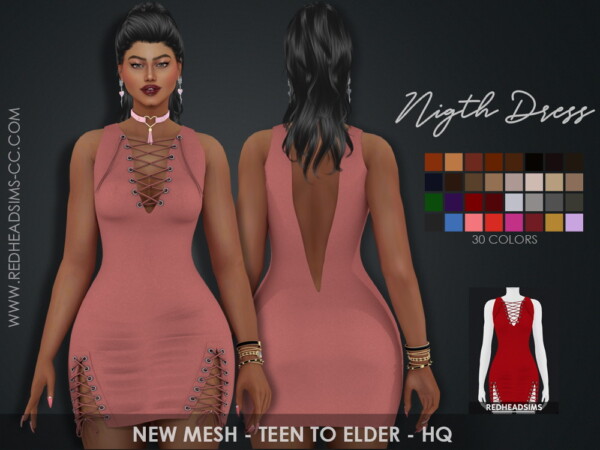 Red Head Sims: Night Dress