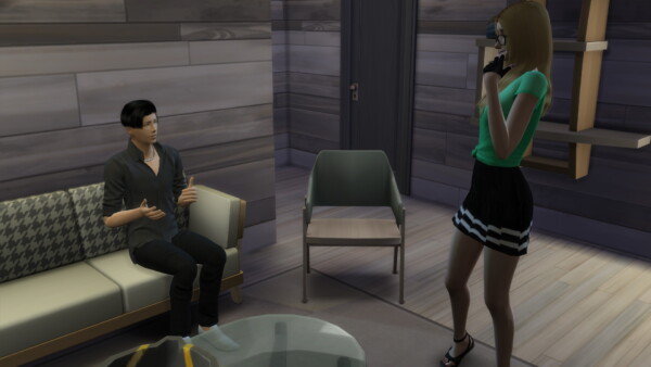 Mod The Sims: No Autonomous Sitting While Talking by TAESimme