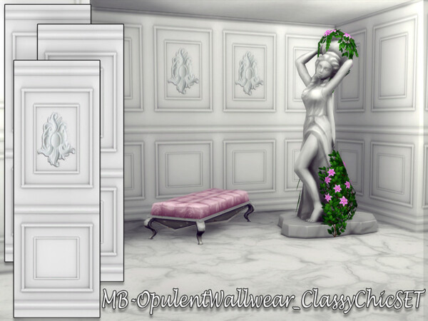 The Sims Resource: Opulent Wallwear Classy Chic by matomibotaki