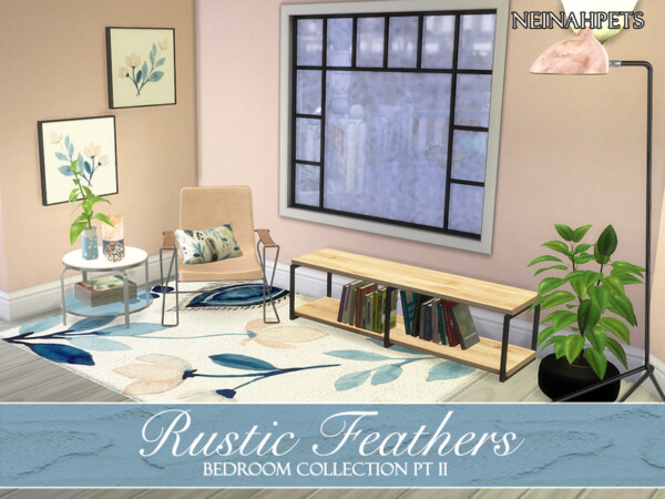 The Sims Resource: Rustic Feathers Bedroom Pt II by neinahpets