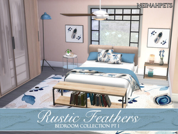 The Sims Resource: Rustic Feathers Bedroom Pt I by neinahpets