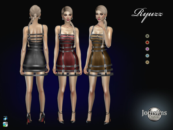 The Sims Resource: Ryuzz dress by jomsims