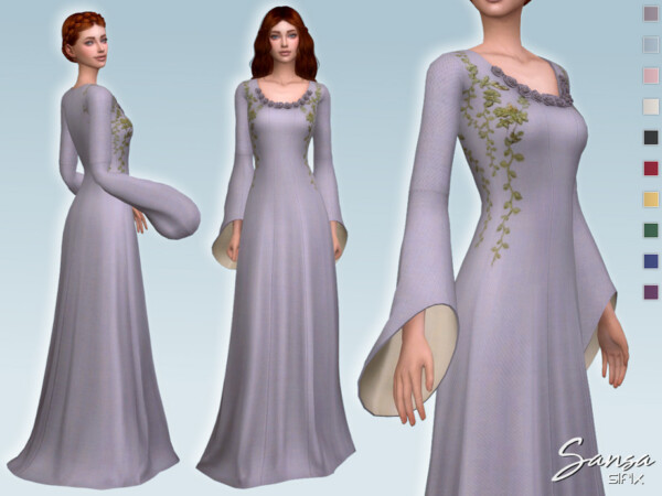 The Sims Resource: Sansa Dress II by Sifix