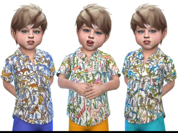 The Sims Resource: Shirt for Toddler Boys 03 by lillka