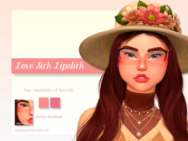 The Sims Resource: Sick Lipstick by LadySimmer94