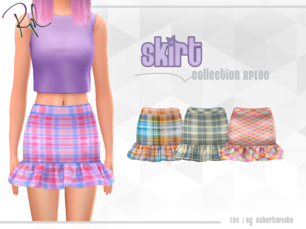 The Sims Resource: Skirt Collection RPL80 by RobertaPLobo • Sims 4 ...