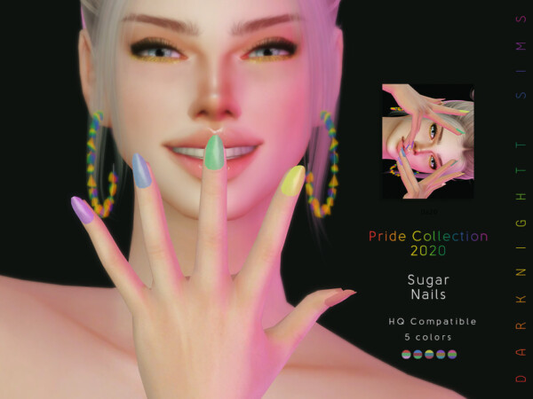 The Sims Resource: Sugar Nails by DarkNighTt