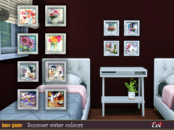 The Sims Resource: Summer Watercolours by evi