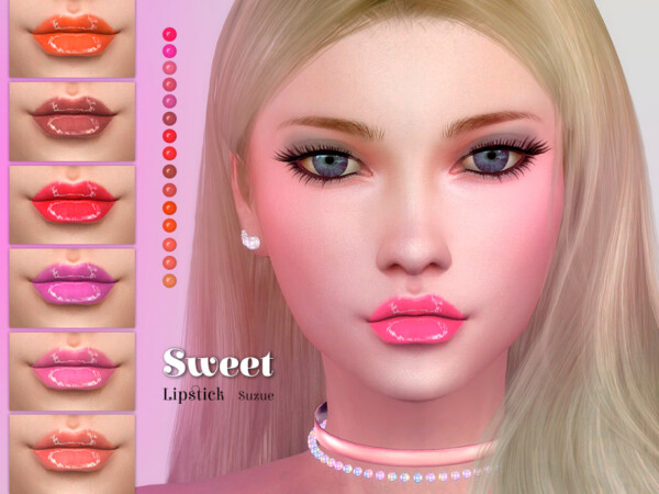 The Sims Resource: Sweet Lipstick by Suzue