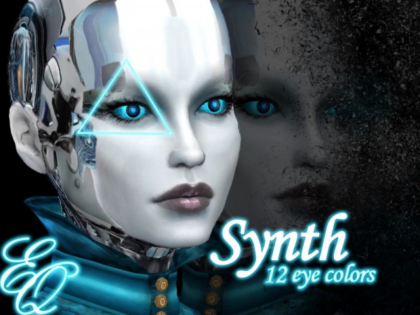  The Sims Resource: Synth Eyes by EvilQuinzel
