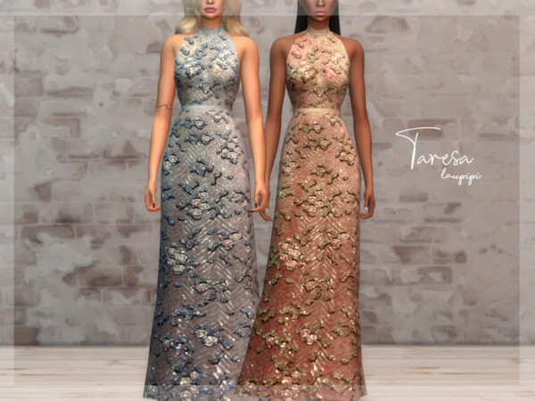 The Sims Resource: Taresa Dress by Laupipi