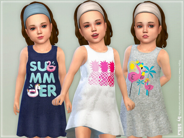 The Sims Resource: Toddler Dresses Collection P145 by lillka