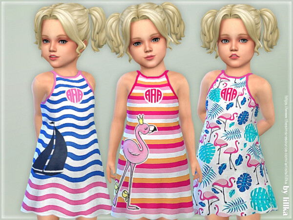 The Sims Resource: Toddler Dresses Collection P146 by lillka