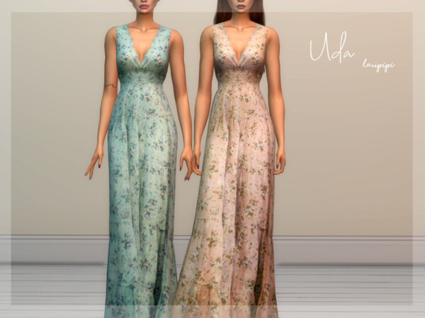 The Sims Resource: Uda Dress by Laupipi