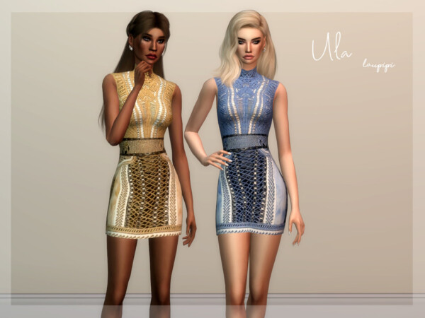 The Sims Resource: Ula Dress by Laupipi