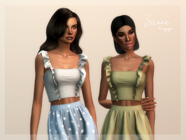 The Sims Resource: Zeiane Top by Laupipi