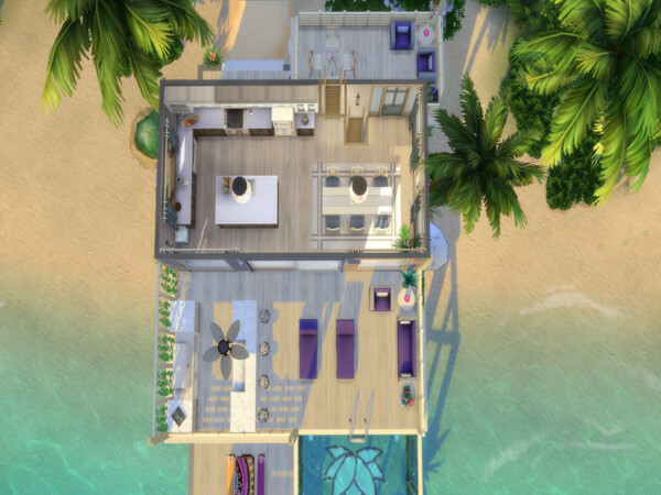 The Sims Resource: Beach Condo House by LJaneP6