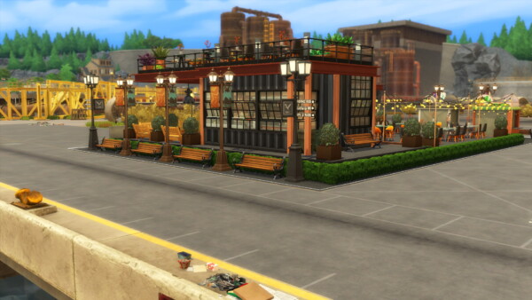 Mod The Sims: Industrial lot by simbunnyRT