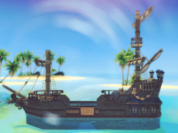 pirate ship house sims 4 download