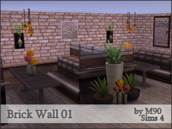 The Sims Resource: Brick Wall 01 by Mircia90