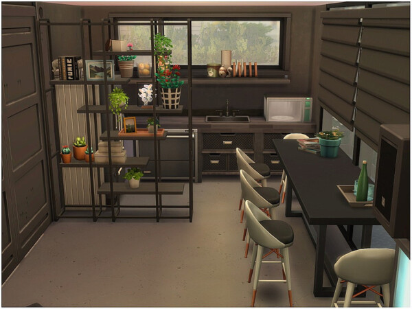 The Sims Resource: Metal Container House by lotsbymanal