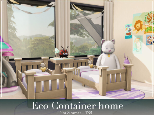 The Sims Resource: Eco Container home by Mini Simmer