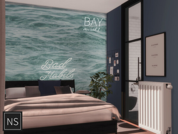 The Sims Resource: Bay Wall Murals by Networksims